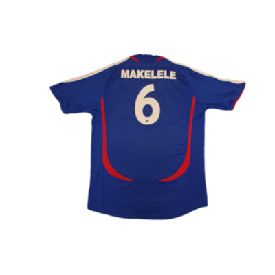Maillot de football rétro domicile Equipe de France N°6 MAKELELE 2006-2007 - Adidas - Equipe de France