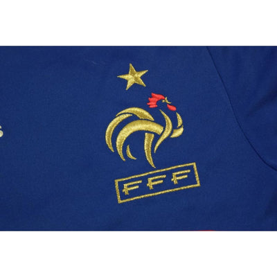 Maillot de football rétro domicile Equipe de France N°9 BENZEMA 2008-2009 - Adidas - Equipe de France