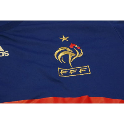 Maillot de football rétro domicile Equipe de France N°9 BENZEMA 2008-2009 - Adidas - Equipe de France