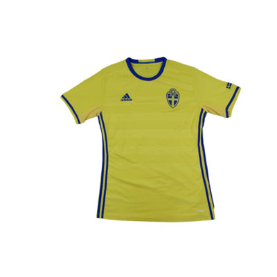 Maillot de football rétro domicile équipe de Suède 2016-2017 - Adidas - Suède
