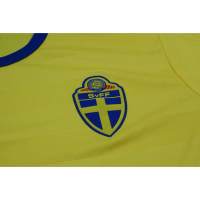 Maillot de football rétro domicile équipe de Suède 2016-2017 - Adidas - Suède