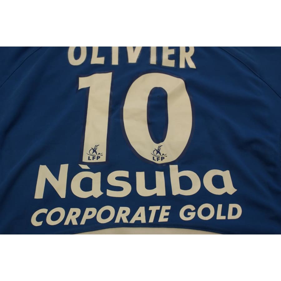 Maillot de football rétro domicile ESTAC Troyes N°10 OLIVIER 2005-2006 - Baliston - ESTAC Troyes