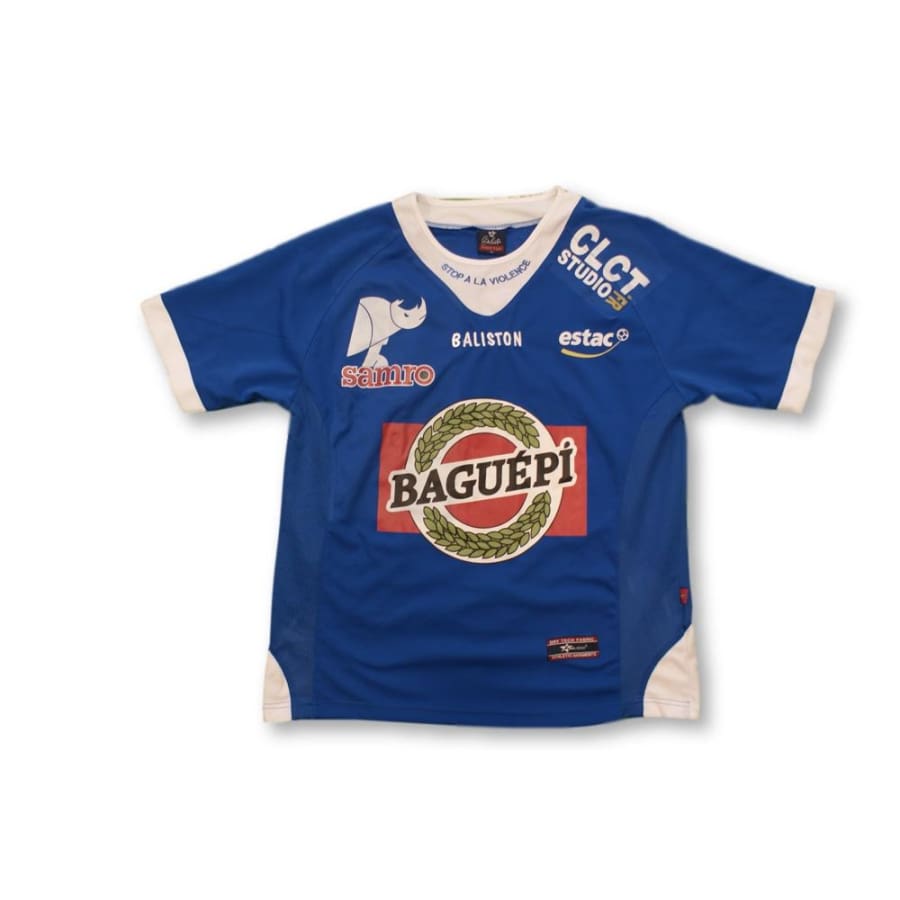 Maillot de football rétro domicile ESTAC Troyes N°10 OLIVIER 2005-2006 - Baliston - ESTAC Troyes