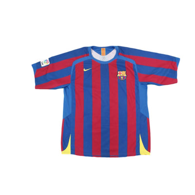 Maillot de football rétro domicile FC Barcelone 2005-2006 - Nike - Barcelone