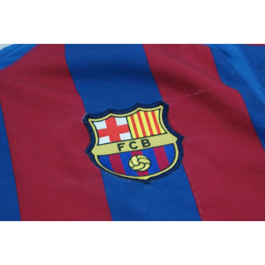 Maillot de football rétro domicile FC Barcelone 2005-2006 - Nike - Barcelone