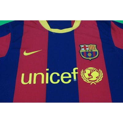Maillot de football rétro domicile FC Barcelone 2010-2011 - Nike - Barcelone