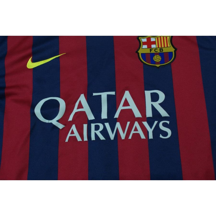 Maillot de football rétro domicile FC Barcelone 2013-2014 - Nike - Barcelone