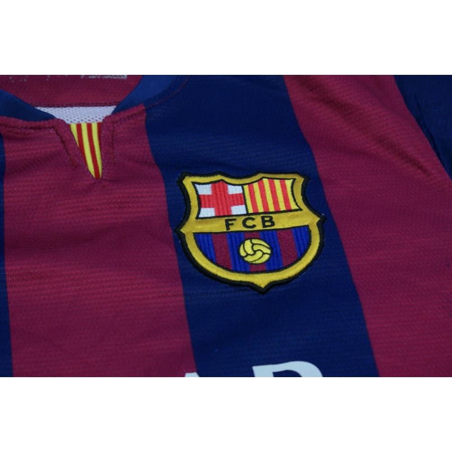 Maillot de football rétro domicile FC Barcelone 2014-2015 - Nike - Barcelone