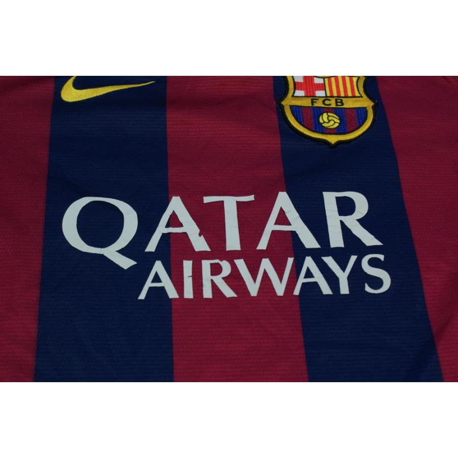 Maillot de football rétro domicile FC Barcelone 2014-2015 - Nike - Barcelone