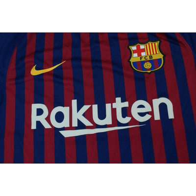 Maillot de football rétro domicile FC Barcelone 2018-2019 - Nike - Barcelone