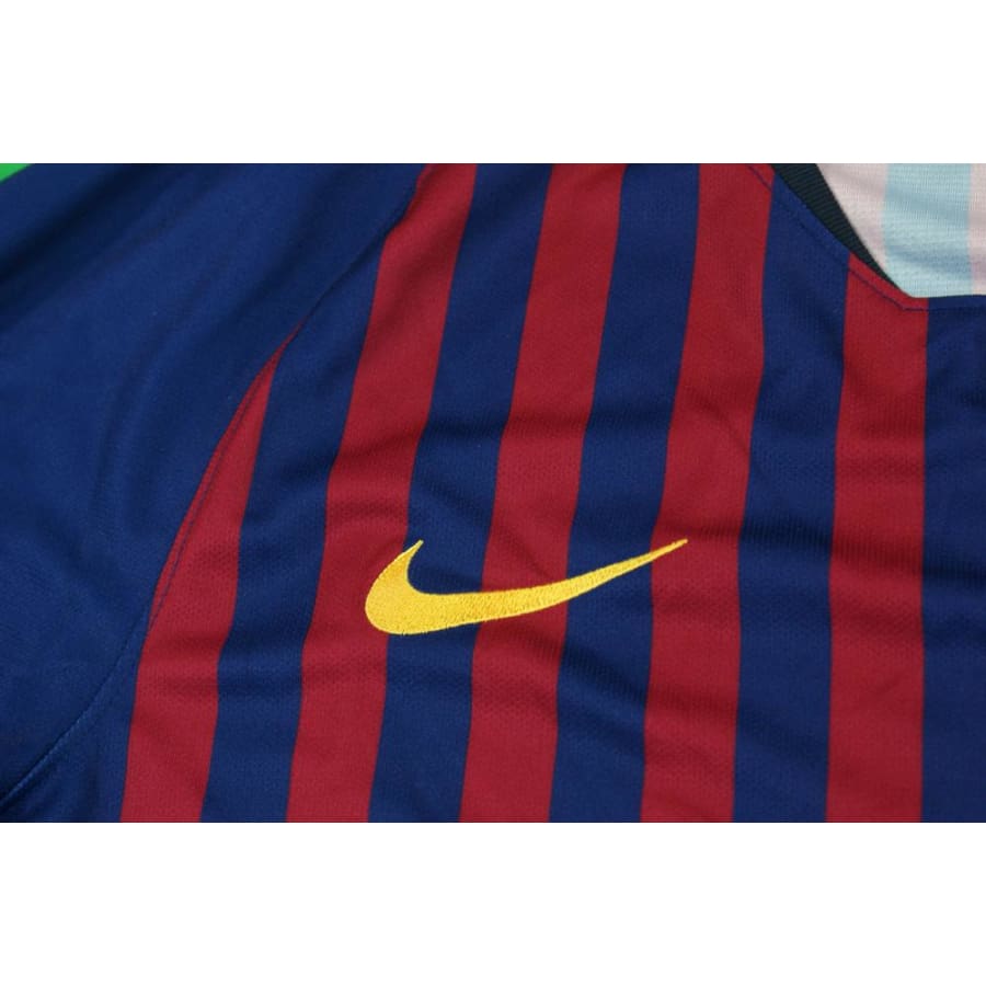 Maillot de football rétro domicile FC Barcelone 2018-2019 - Nike - Barcelone