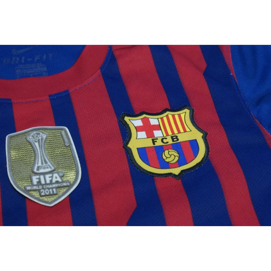 Maillot de football rétro domicile FC Barcelone N°10 MESSI 2011-2012 - Nike - Barcelone