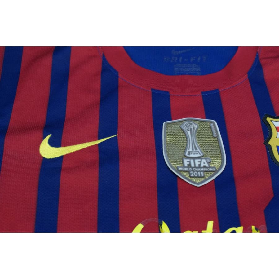 Maillot de football rétro domicile FC Barcelone N°10 MESSI 2011-2012 - Nike - Barcelone