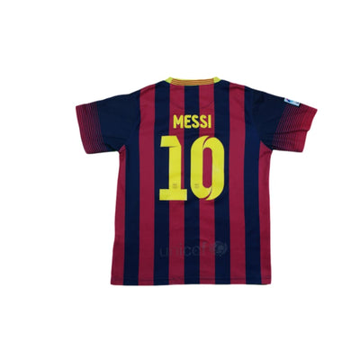 Maillot de football rétro domicile FC Barcelone N°10 MESSI 2013-2014 - Nike - Barcelone