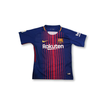 Maillot de football rétro domicile FC Barcelone N°10 MESSI 2017-2018 - Nike - Barcelone