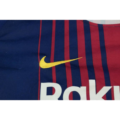 Maillot de football rétro domicile FC Barcelone N°10 MESSI 2017-2018 - Nike - Barcelone