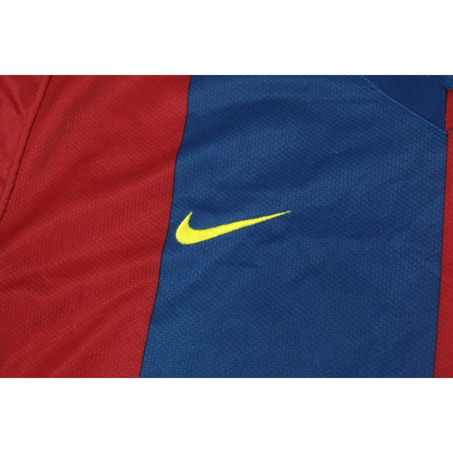 Maillot de football rétro domicile FC Barcelone N°10 RONALDINHO 2006-2007 - Nike - Barcelone