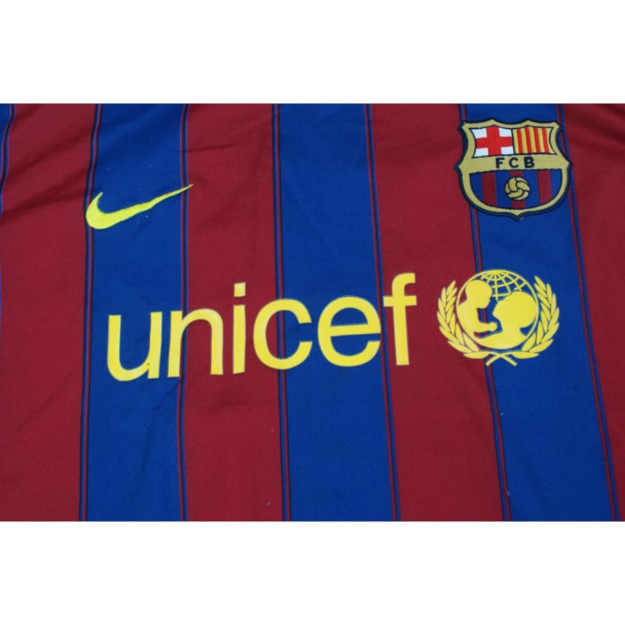 Maillot de football rétro domicile FC Barcelone N°11 VONSLID 2009-2010 - Nike - Barcelone