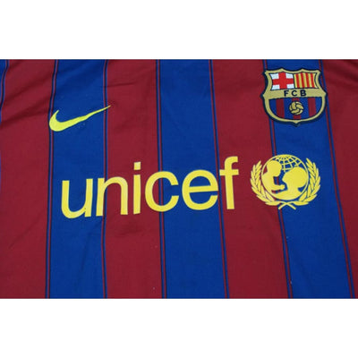 Maillot de football rétro domicile FC Barcelone N°11 VONSLID 2009-2010 - Nike - Barcelone