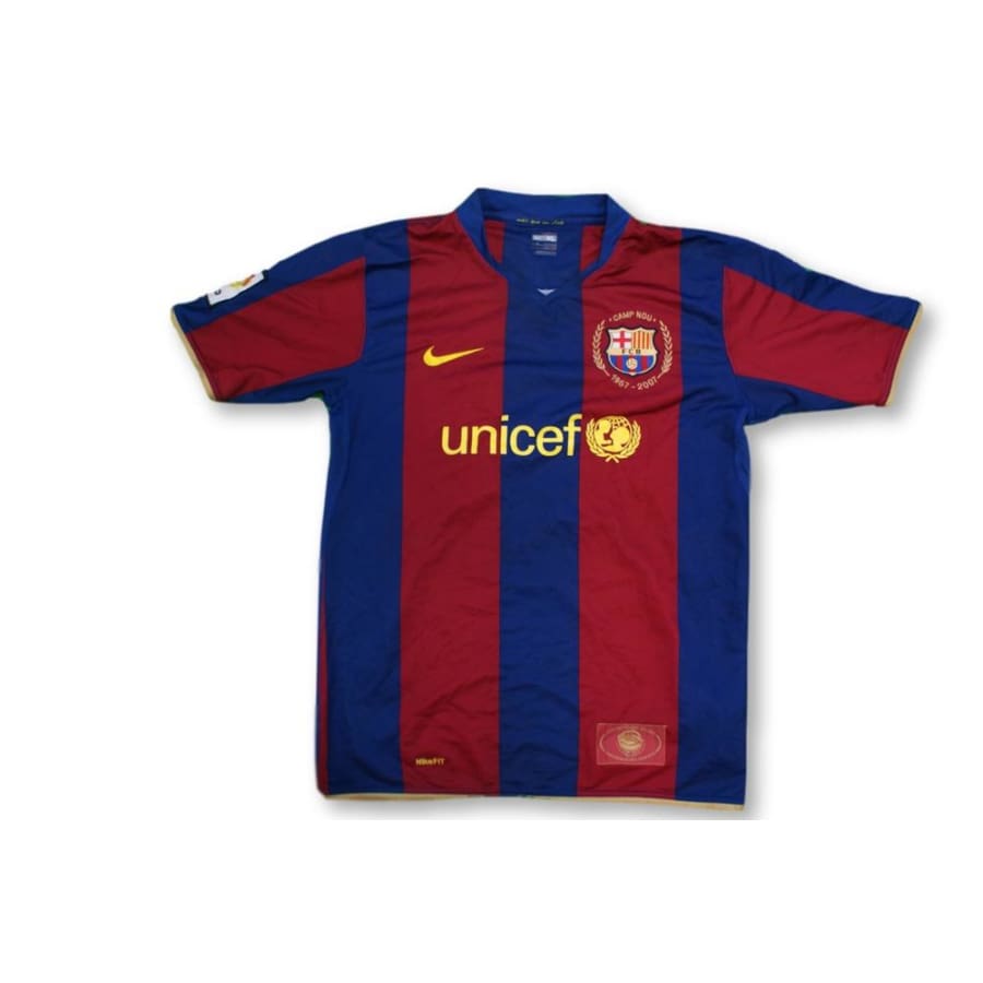 Maillot de football rétro domicile FC Barcelone N°19 MESSI 2007-2008 - Nike - Barcelone