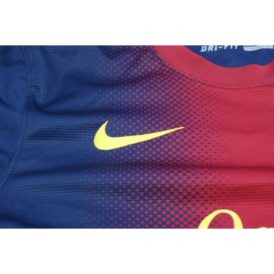 Maillot de football rétro domicile FC Barcelone N°8 Iniesta 2012-2013 - Nike - Barcelone