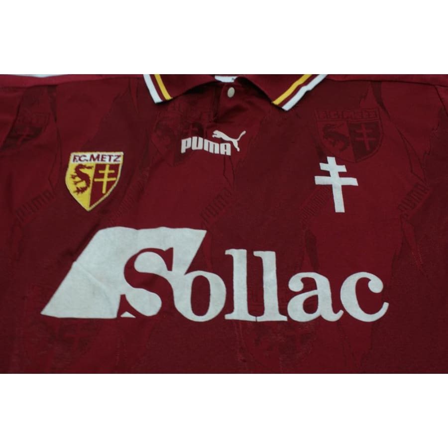 Maillot de football rétro domicile FC Metz 1996-1997 - Puma - FC Metz