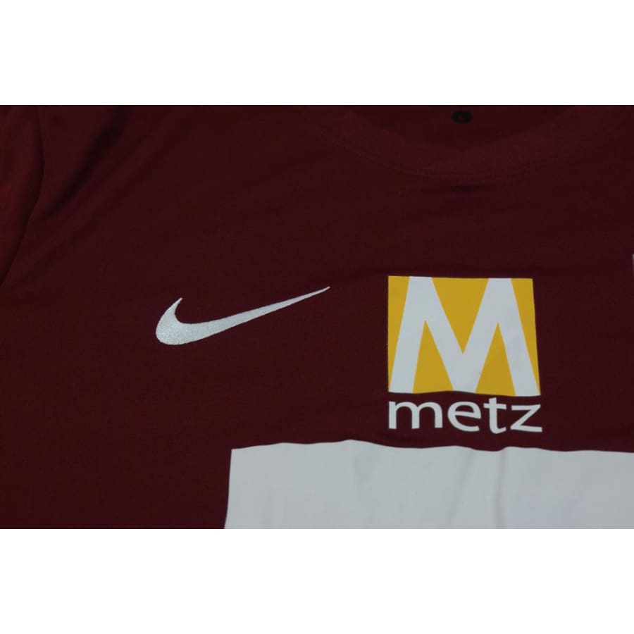 Maillot de football rétro domicile FC Metz N°10 LEDOUX années 2010 - Nike - FC Metz
