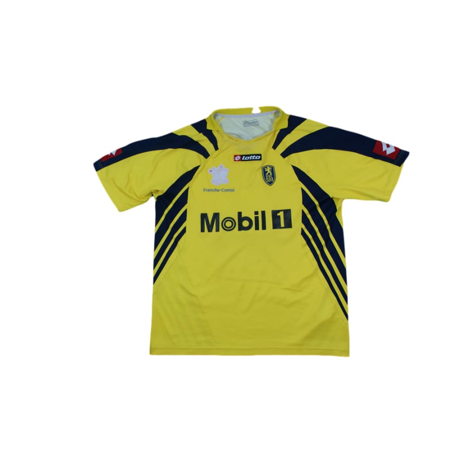 Maillot de football rétro domicile FC Sochaux-Montbéliard N°13 BRECHET 2007-2008 - Lotto - FC Sochaux-Montbéliard