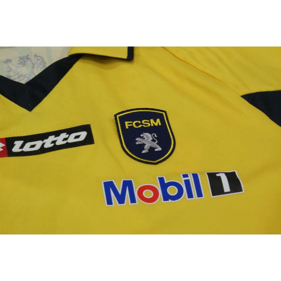 Maillot de football rétro domicile FC Sochaux-Montbéliard N°23 SAUGET 2010-2011 - Lotto - FC Sochaux-Montbéliard