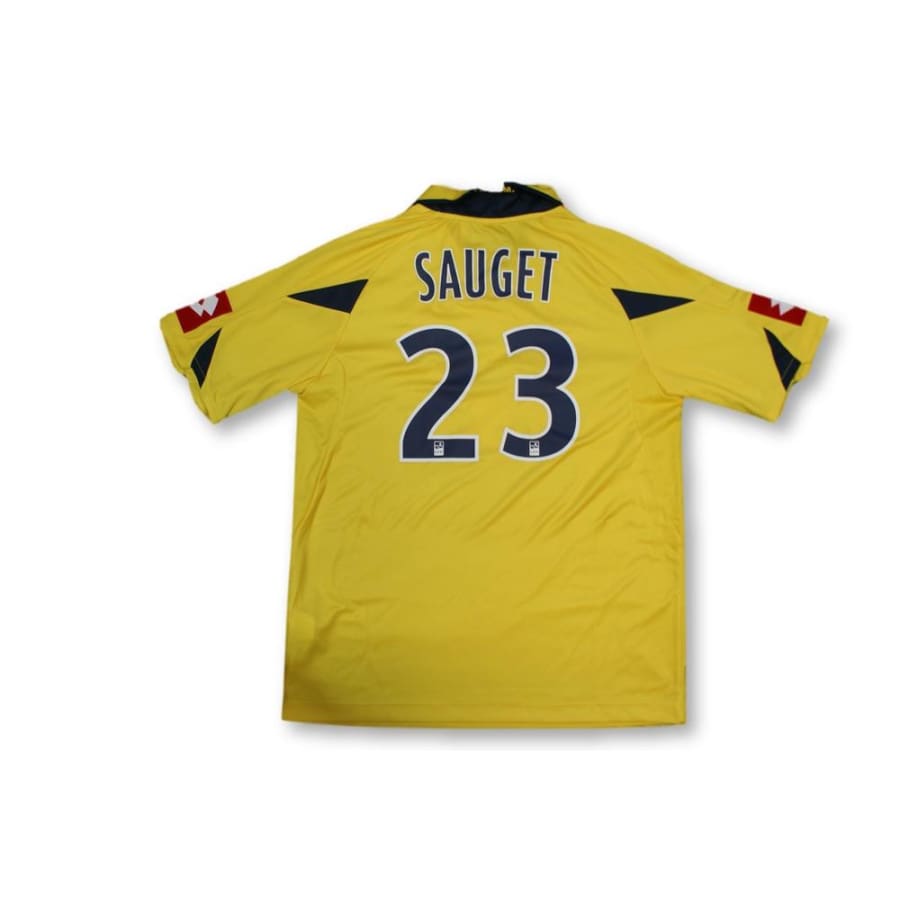 Maillot de football rétro domicile FC Sochaux-Montbéliard N°23 SAUGET 2010-2011 - Lotto - FC Sochaux-Montbéliard