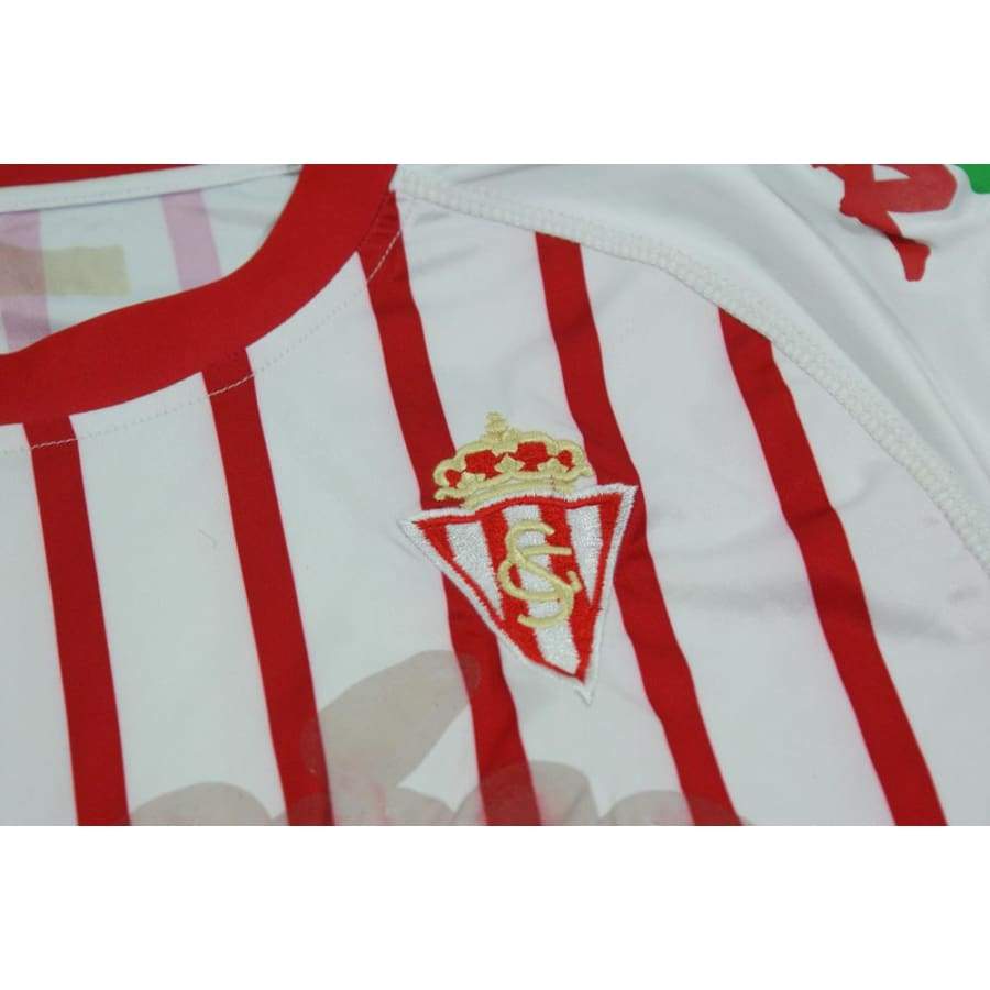 Maillot de football rétro domicile Gijon années 2010 - Kappa - Autres championnats