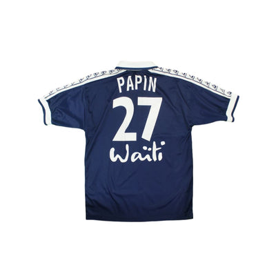 Maillot de football rétro domicile Girondins de Bordeaux N°27 PAPIN 1997-1998 - Le coq sportif - Girondins de Bordeaux