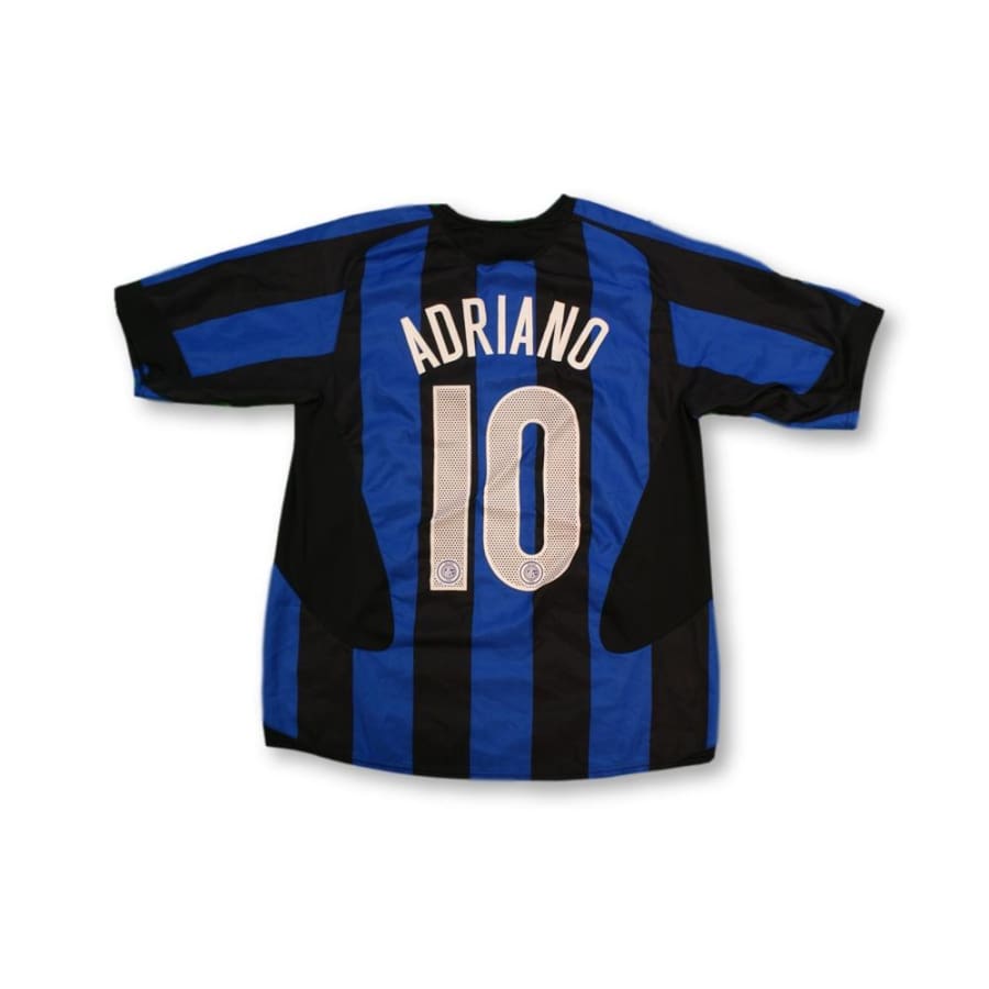 Maillot de football rétro domicile Inter Milan N°10 ADRIANO 2005-2006 - Nike - Inter Milan