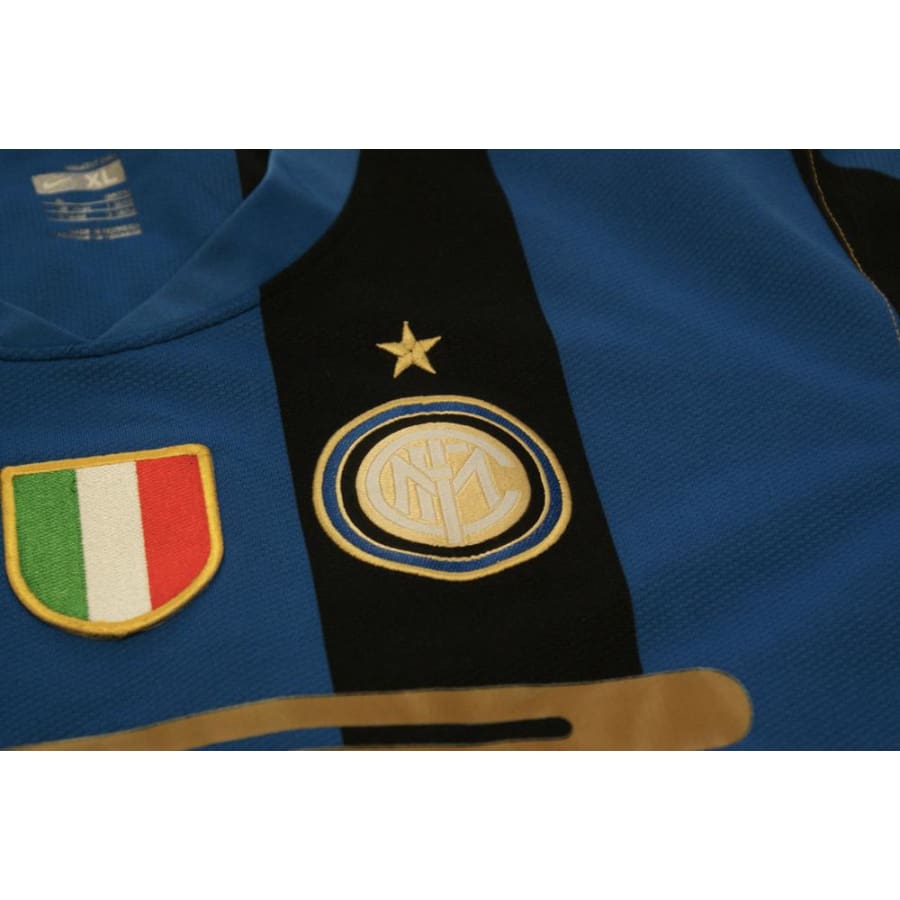 Maillot de football rétro domicile Inter Milan N°7 LEX 2008-2009 - Nike - Inter Milan