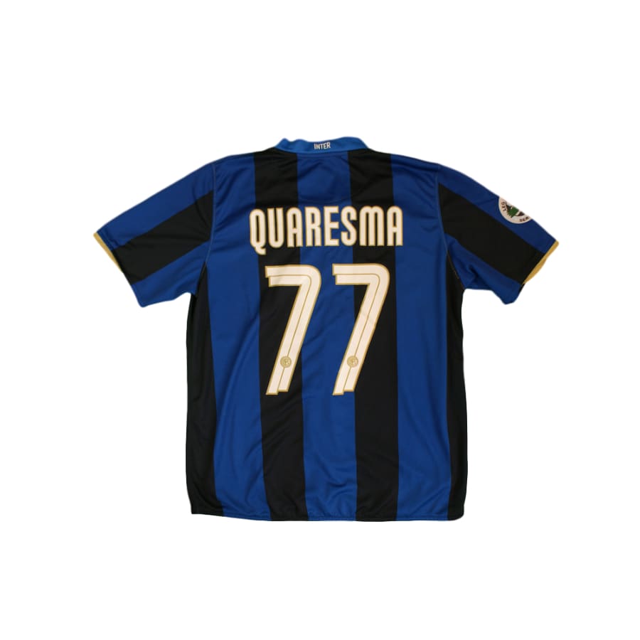 Maillot de football rétro domicile Inter Milan N°77 QUARESMA 2008-2009 - Nike - Inter Milan