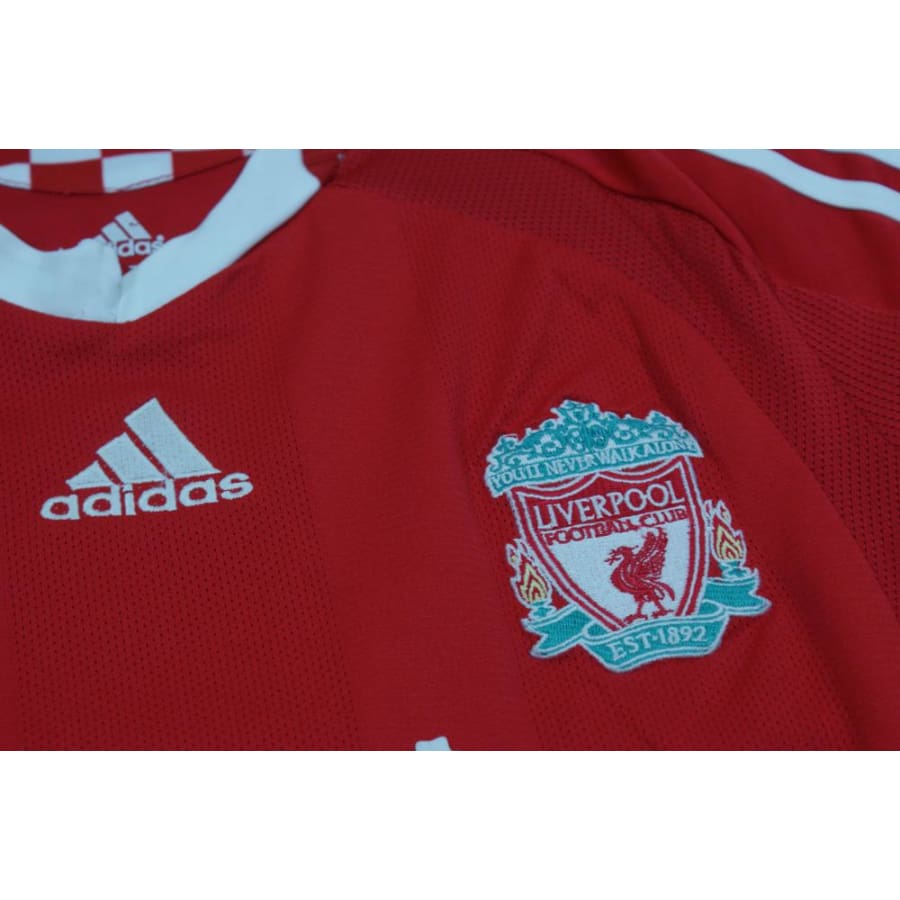 Maillot de football rétro domicile Liverpool FC N°9 TORRES 2008-2009 - Adidas - FC Liverpool