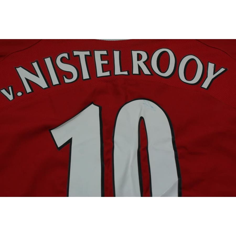 Maillot de football rétro domicile Manchester United N°10 V.Nistelrooy 2004-2005 - Nike - Manchester United