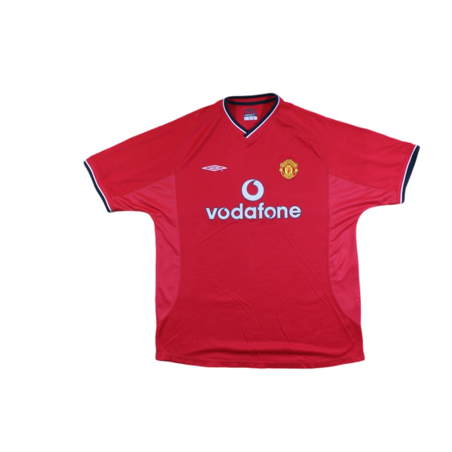 Maillot de football rétro domicile Manchester United N°7 PASCAL 2000-2001 - Umbro - Manchester United