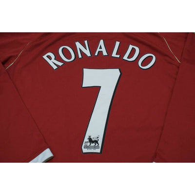 Maillot de football retro domicile Manchester United N°7 RONALDO 2006-2007 - Nike - Manchester United