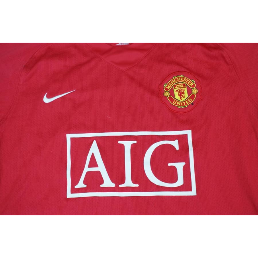 Maillot de football rétro domicile Manchester United N°7 RONALDO 2007-2008 - Nike - Manchester United