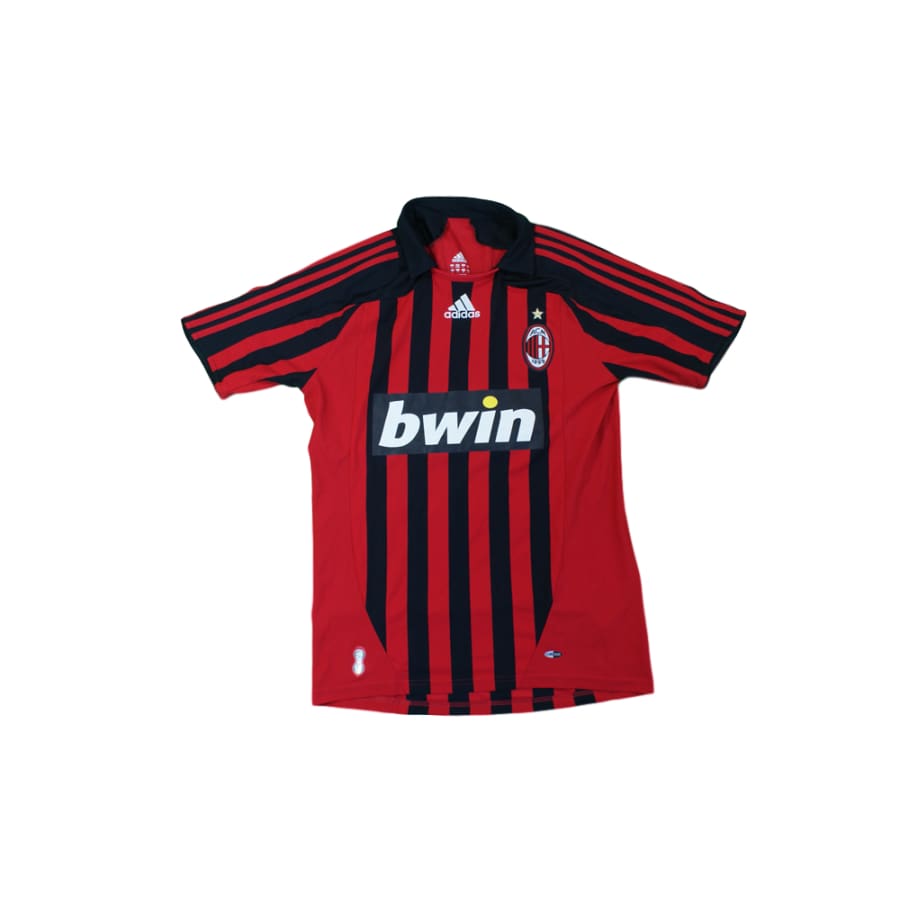 Maillot de football rétro domicile Milan AC 2007-2008 - The Football Market Maillots de foot vintage / rétro