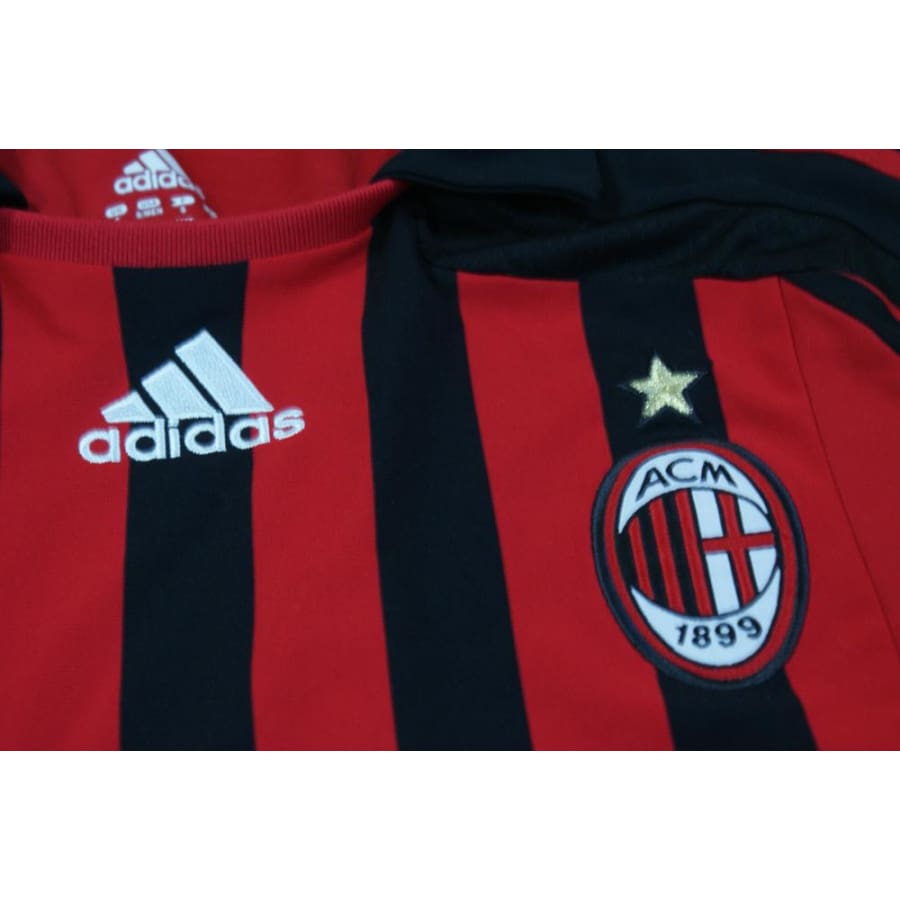 Maillot de football rétro domicile Milan AC 2007-2008 - The Football Market Maillots de foot vintage / rétro