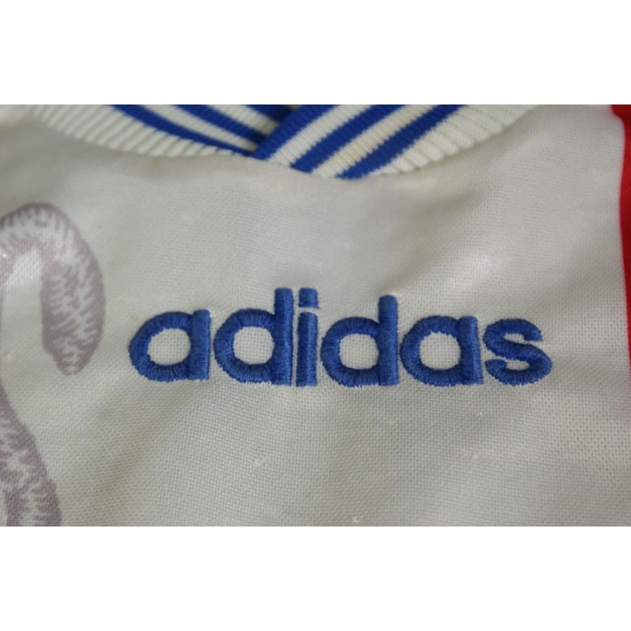 Maillot de football rétro domicile Olympique Lyonnais années 1990 - Adidas - Olympique Lyonnais