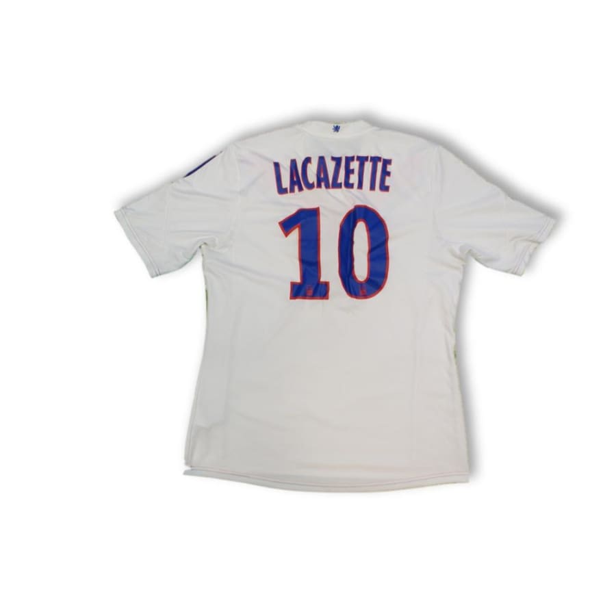 Maillot de football rétro domicile Olympique Lyonnais N°10 LACAZETTE 2013-2014 - Adidas - Olympique Lyonnais