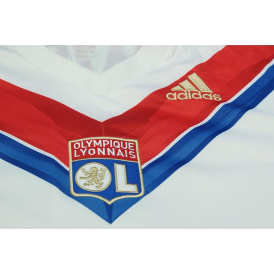 Maillot de football rétro domicile Olympique Lyonnais N°10 LACAZETTE 2013-2014 - Adidas - Olympique Lyonnais