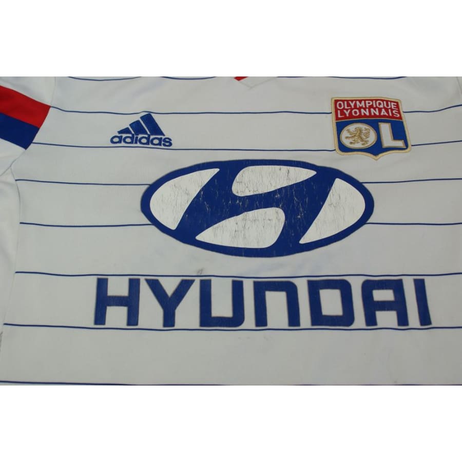 Maillot de football rétro domicile Olympique Lyonnais N°10 LACAZETTE 2014-2015 - Adidas - Olympique Lyonnais