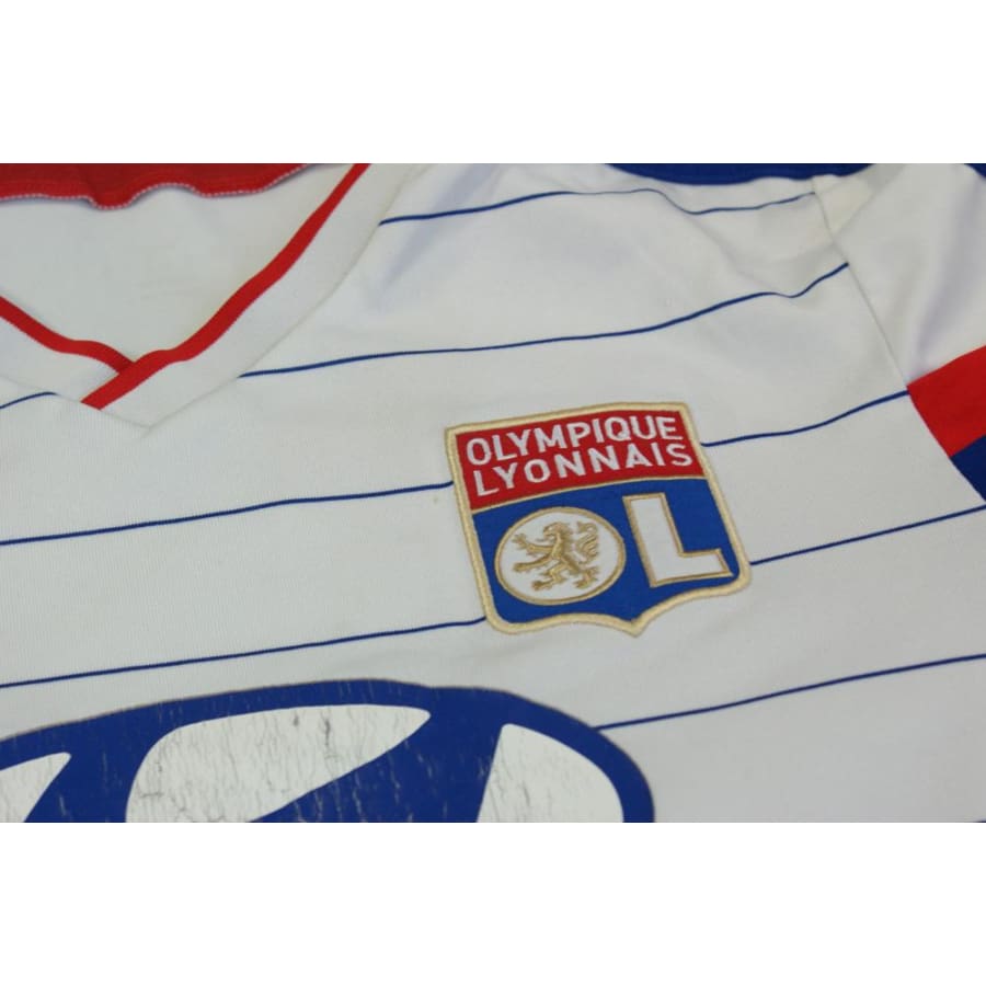 Maillot de football rétro domicile Olympique Lyonnais N°10 LACAZETTE 2014-2015 - Adidas - Olympique Lyonnais