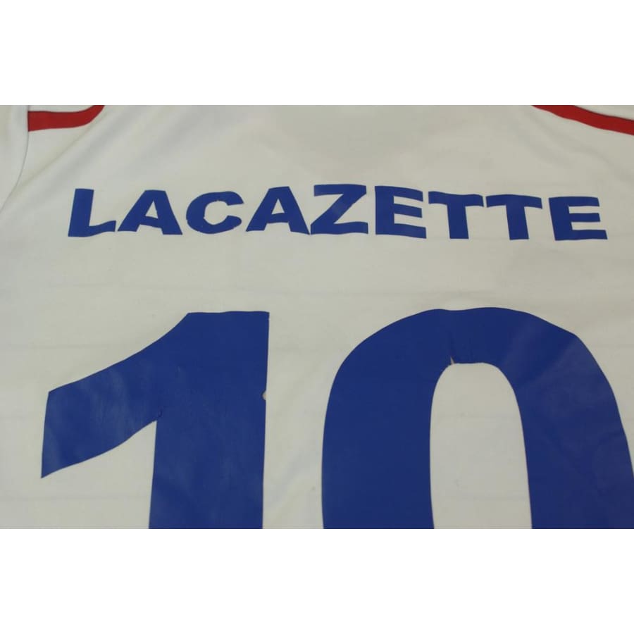 Maillot de football rétro domicile Olympique Lyonnais N°10 LACAZETTE 2014-2015 - Adidas - Olympique Lyonnais