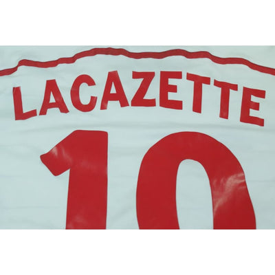 Maillot de football rétro domicile Olympique Lyonnais N°10 LACAZETTE 2014-2015 - Adidas - Olympique Lyonnais