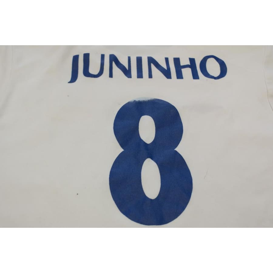 Maillot de football rétro domicile Olympique Lyonnais N°8 JUNINHO 2004-2005 - Umbro - Olympique Lyonnais